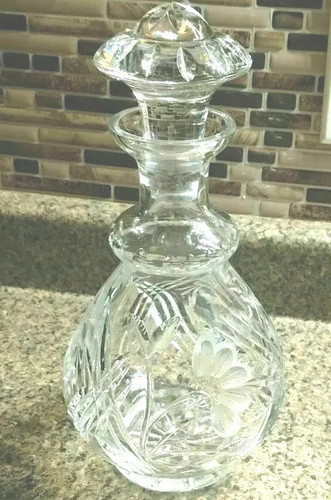 Vintage lead crystal decanter - vintage,